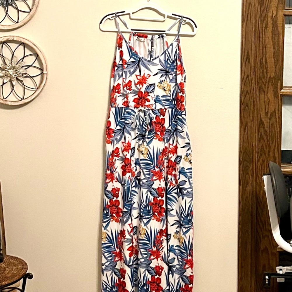 Women’s Strappy Summer Maxi Dress, Size Small, EUC
